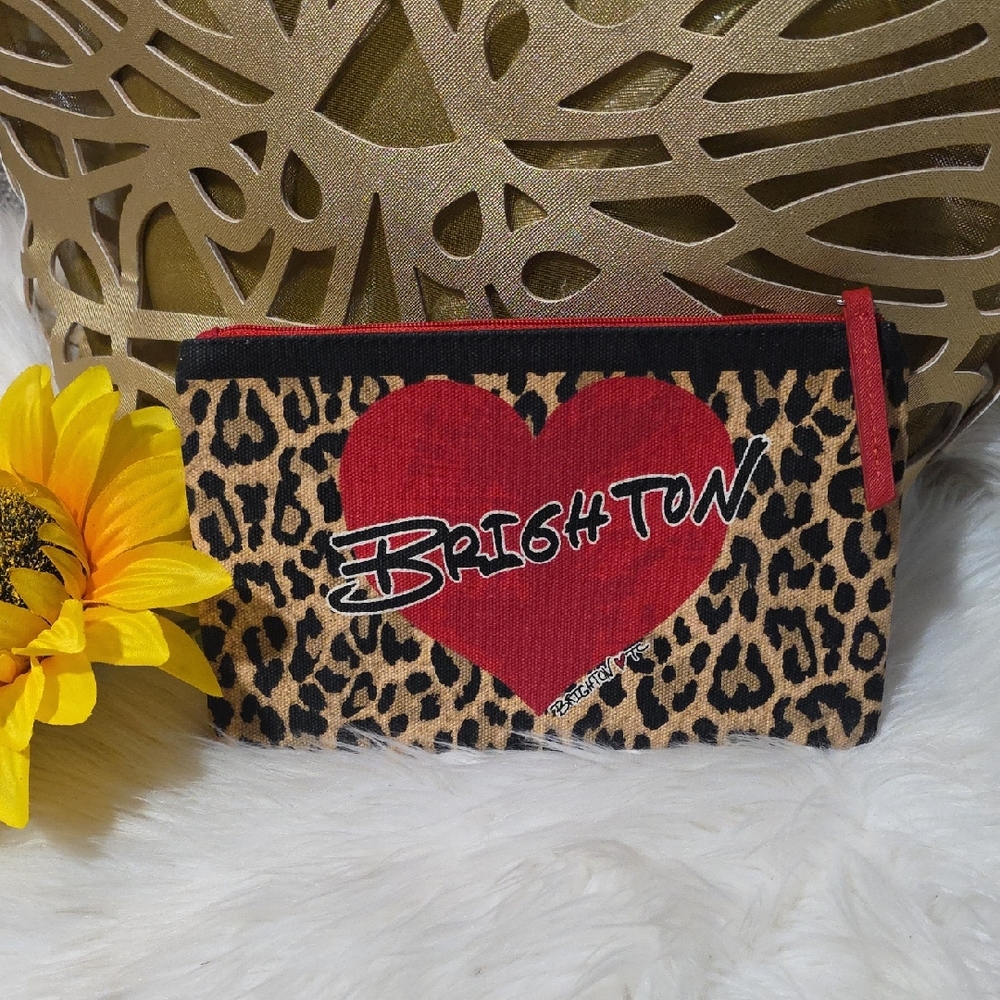 Brighton Wild Heart Leopard Cosmetic Bag